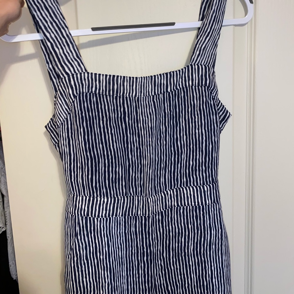 ASHER Navy and White Jumpsuit